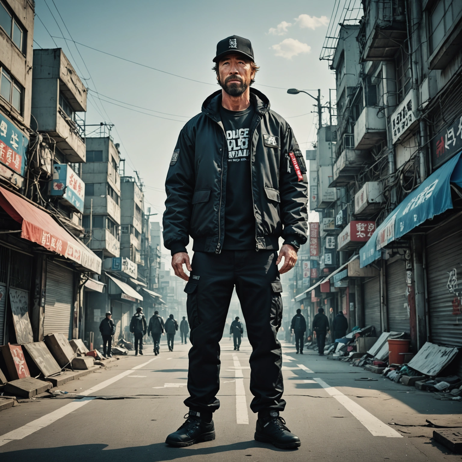 Lone Hip-Hop Deployed in Ulsan by Chuck Norris