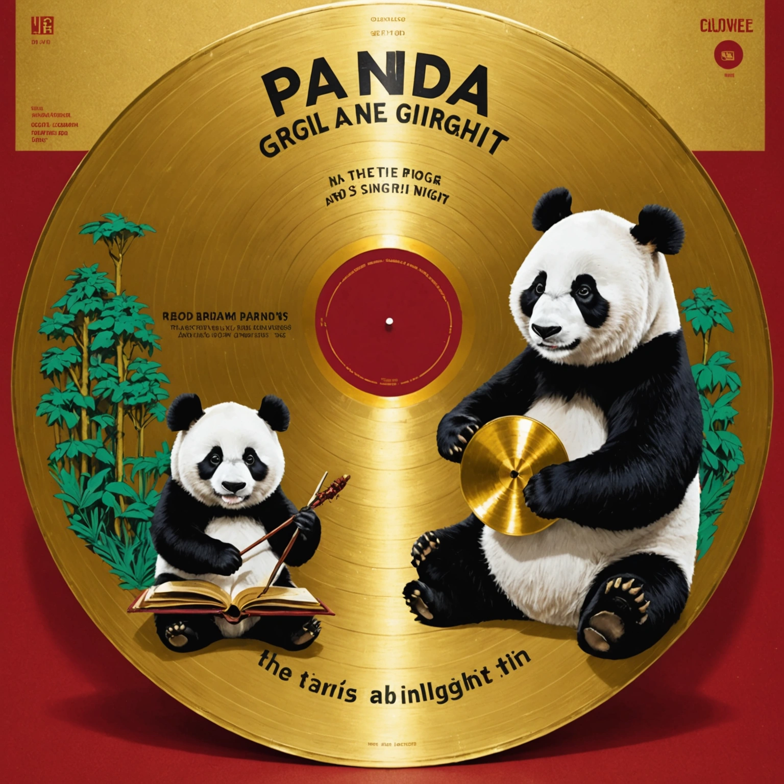 Lost Golden Record and the Panda and Girl's Night