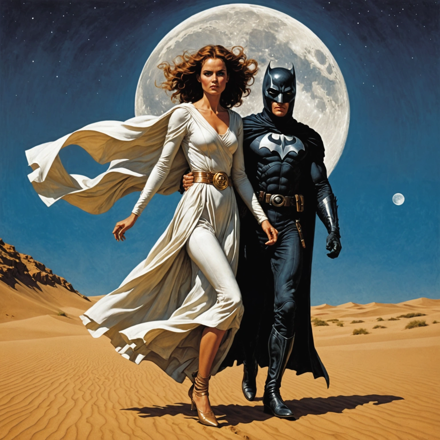 The Sand Dune's Cyclone: The Wind Country's Dancing Girl and the Moon Knight