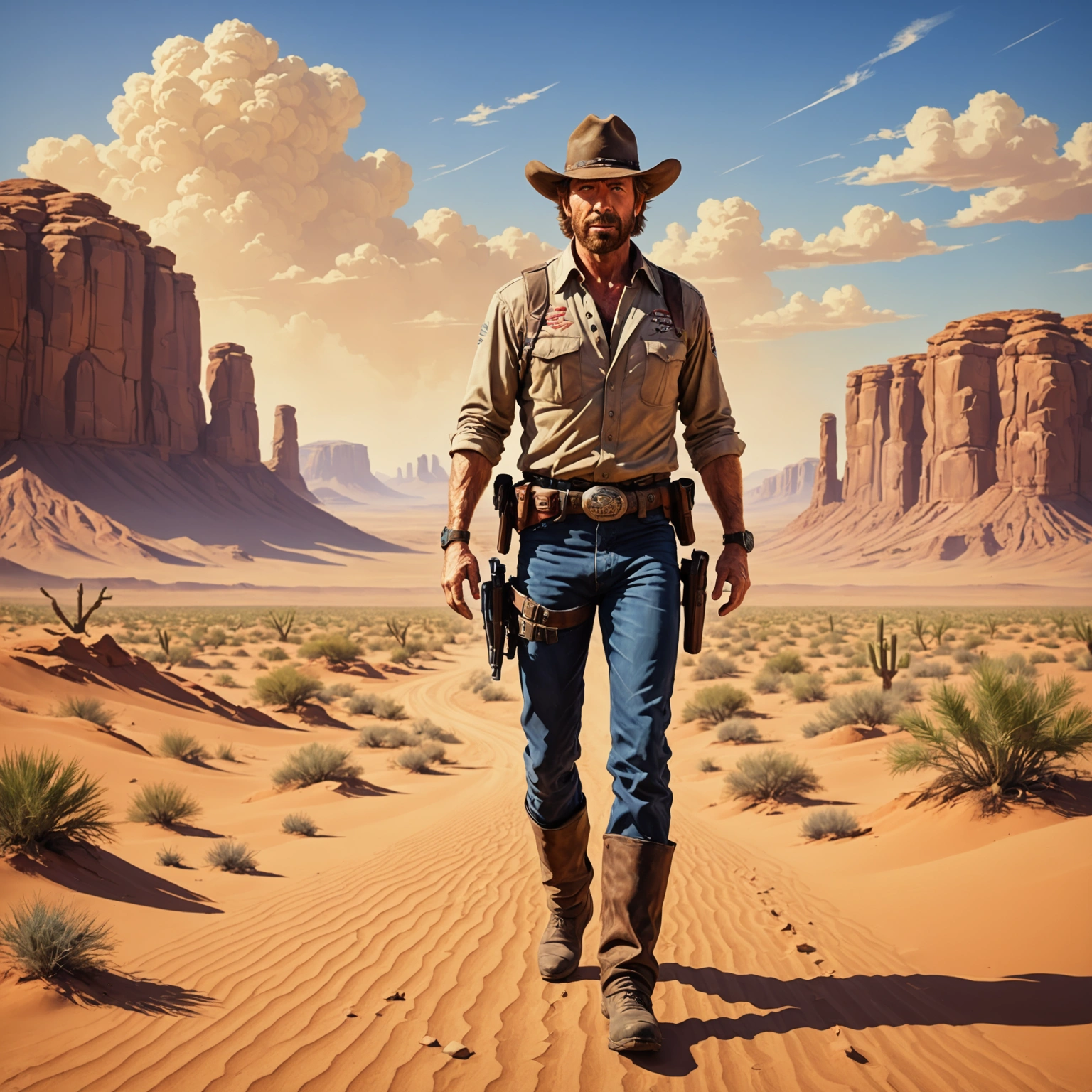 Chuck Norris Fact:ポチ's Desert Adventure