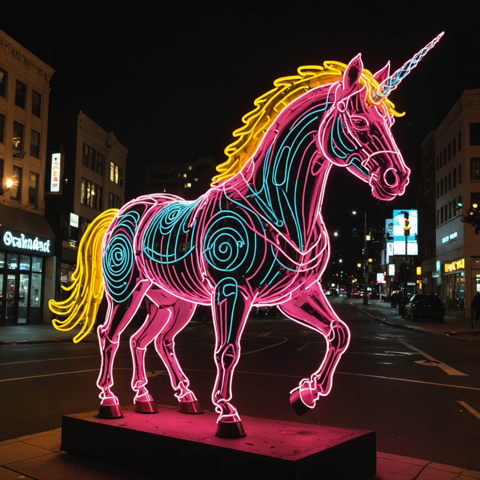 Horn: The Neon Unicorn of Oakland
