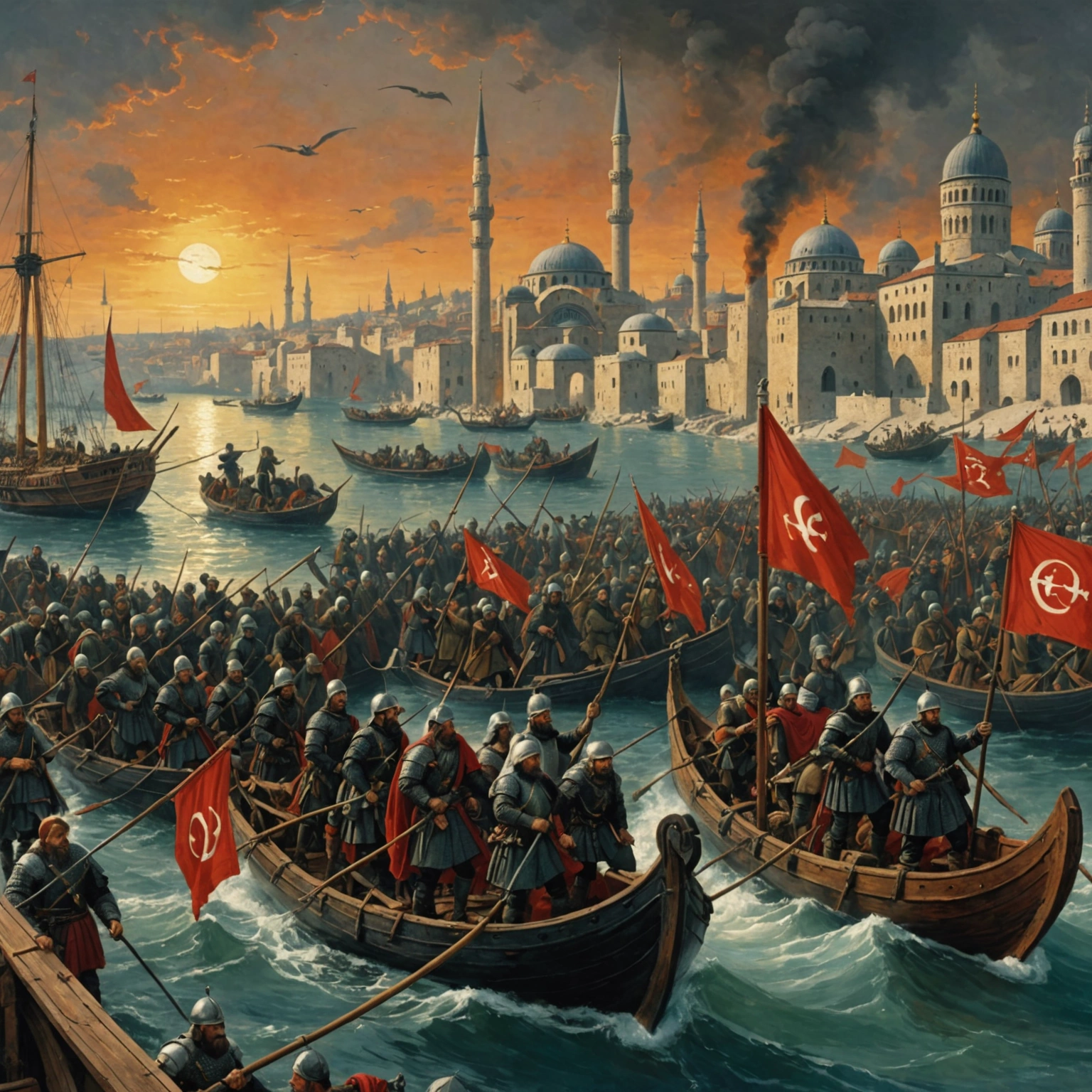 The Last Dash for Constantinople, 1453