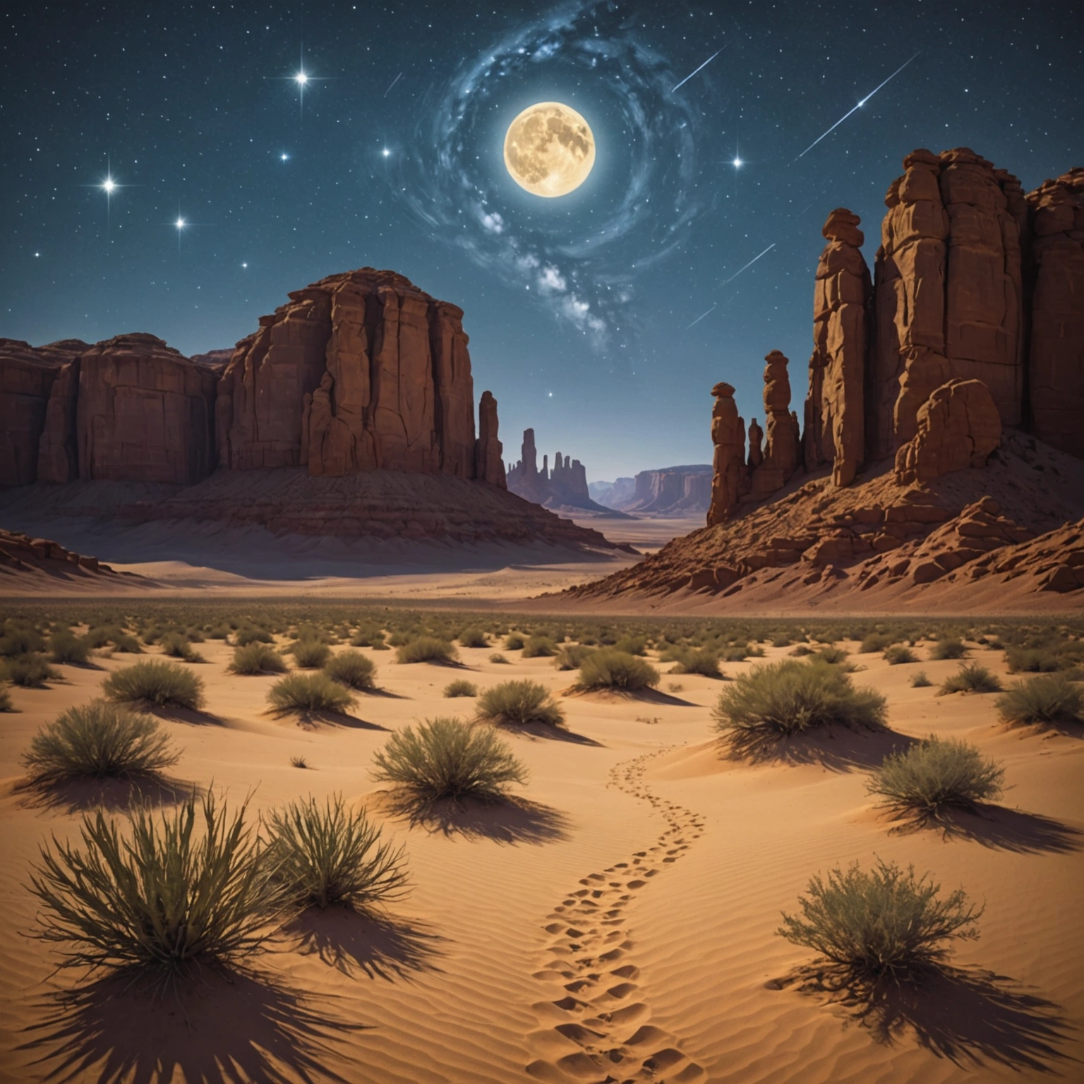 The Desert's Lament and the Starlit Oath