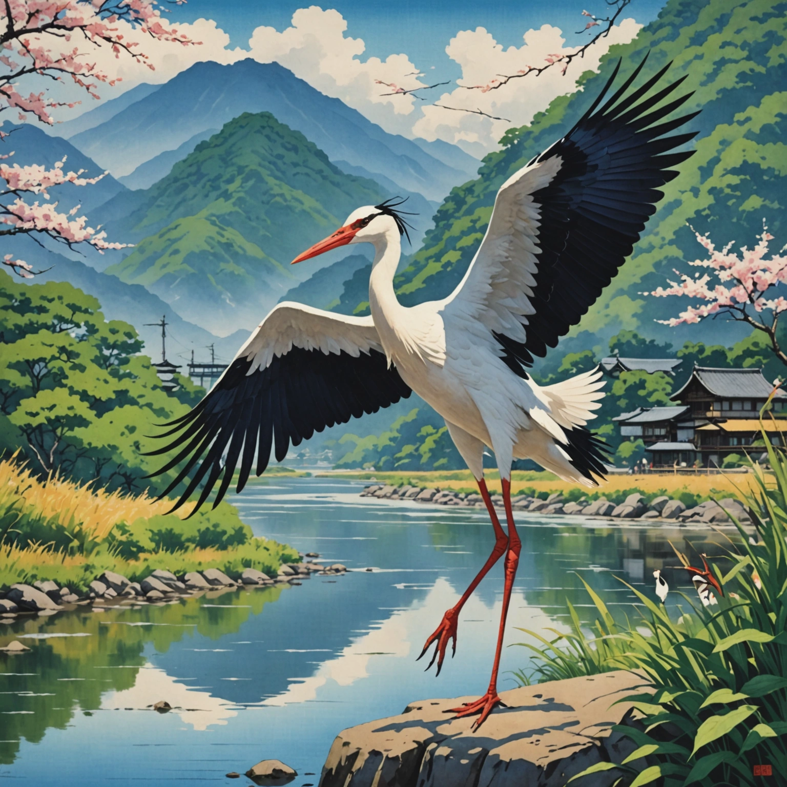 The Stork of the Shinano River and Your Song