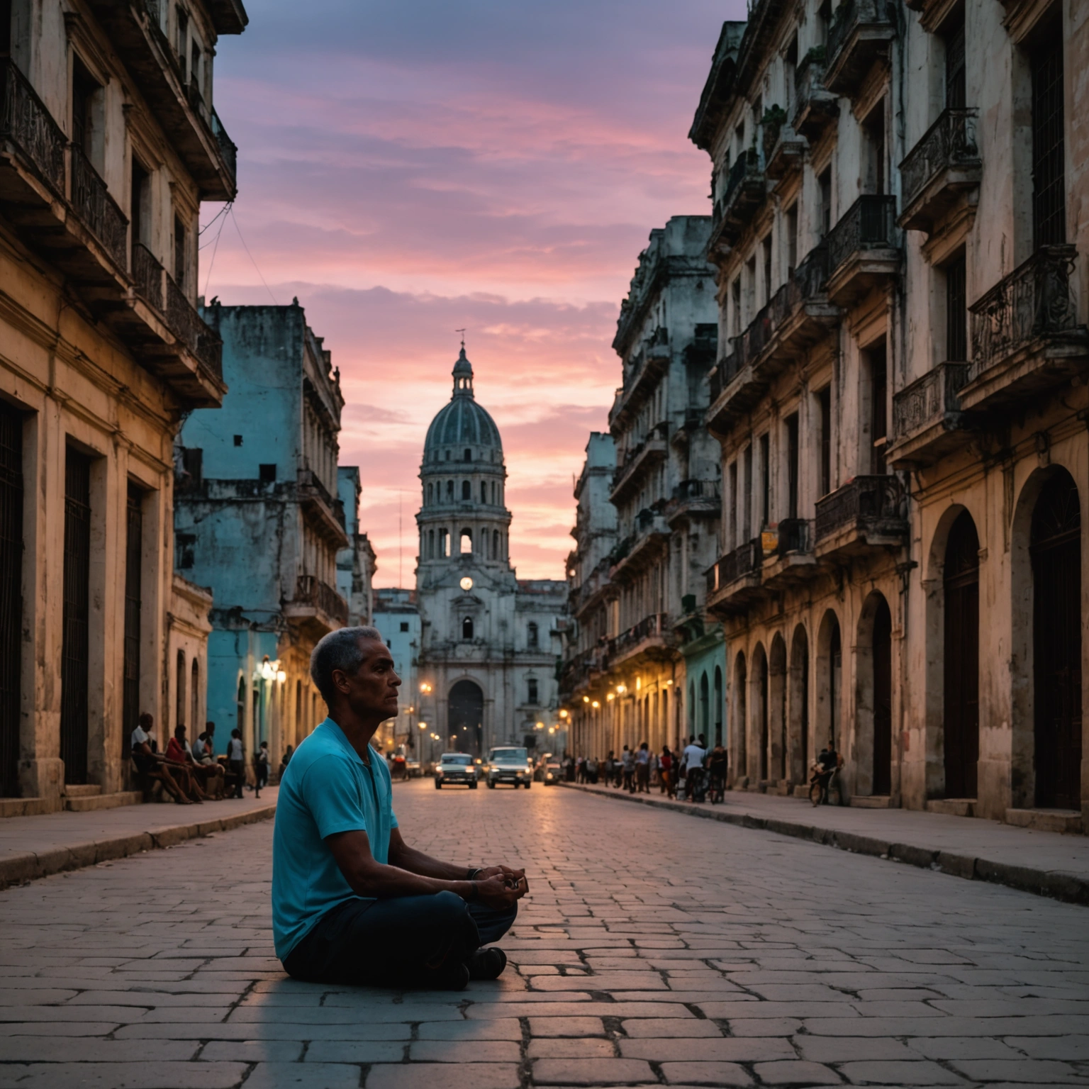 Havana's Twilight Meditation