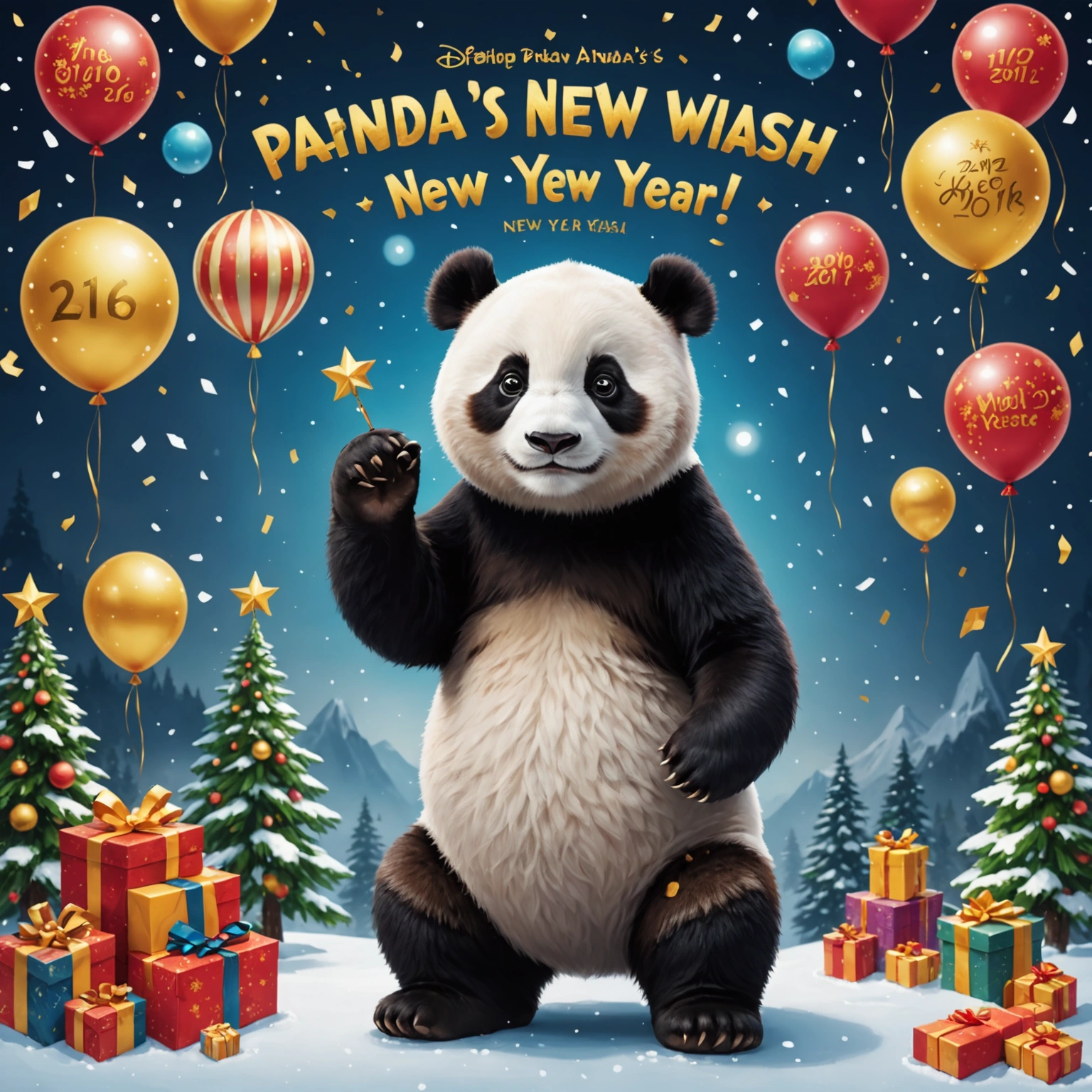 A Panda's New Year's Wish