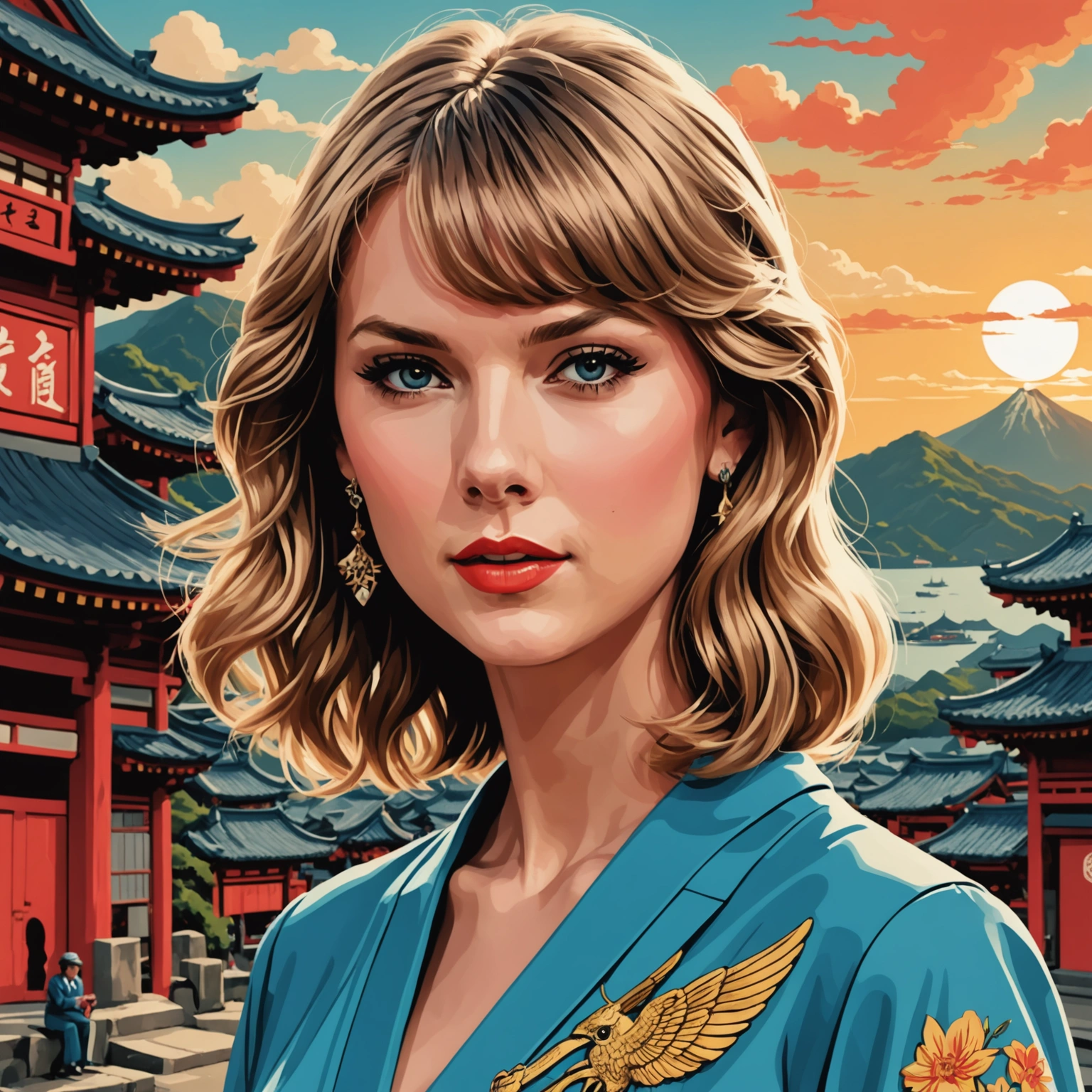 Taylor Swift's Reincarnation in Nagasaki
