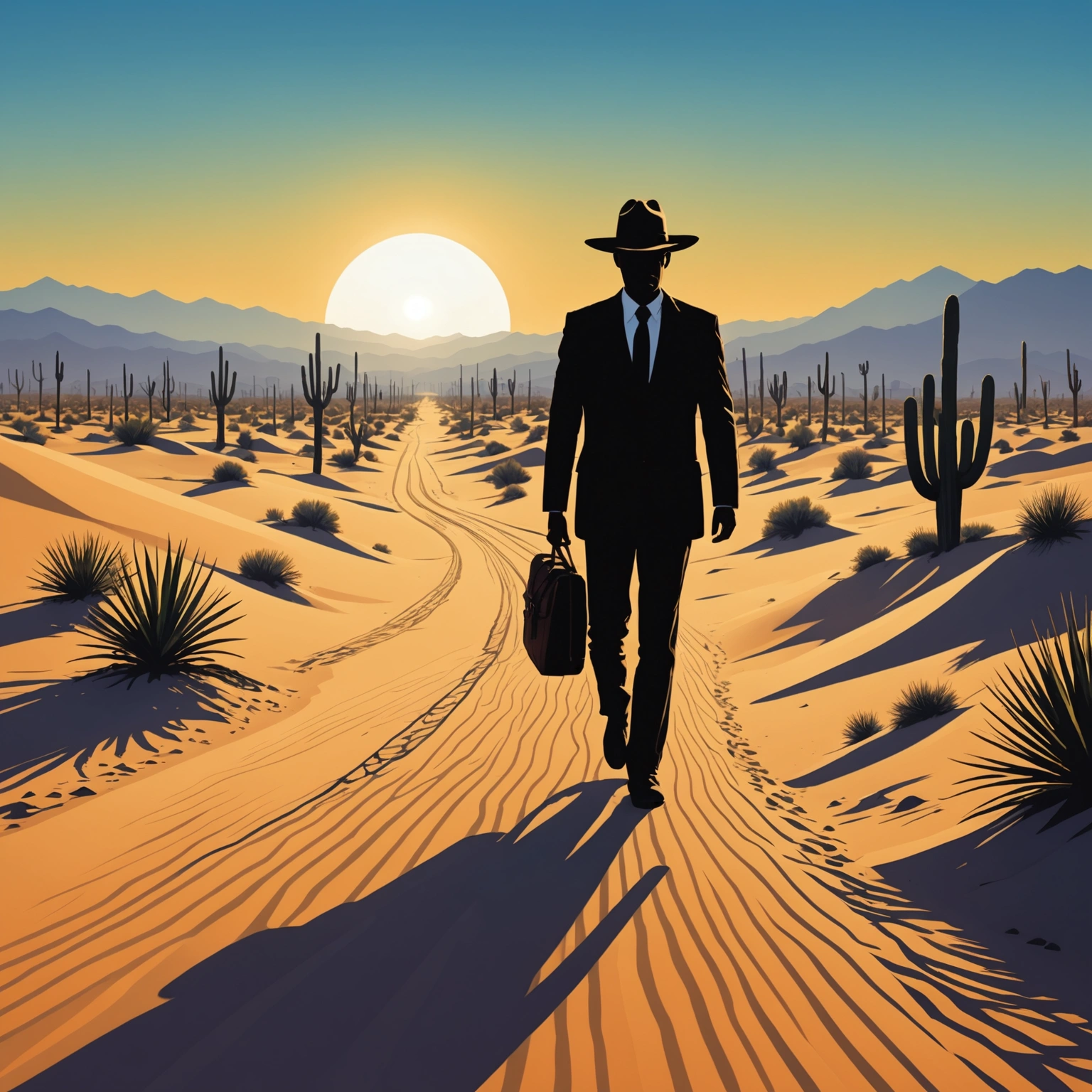 The Desert of Tijuana and Michael's Shadow