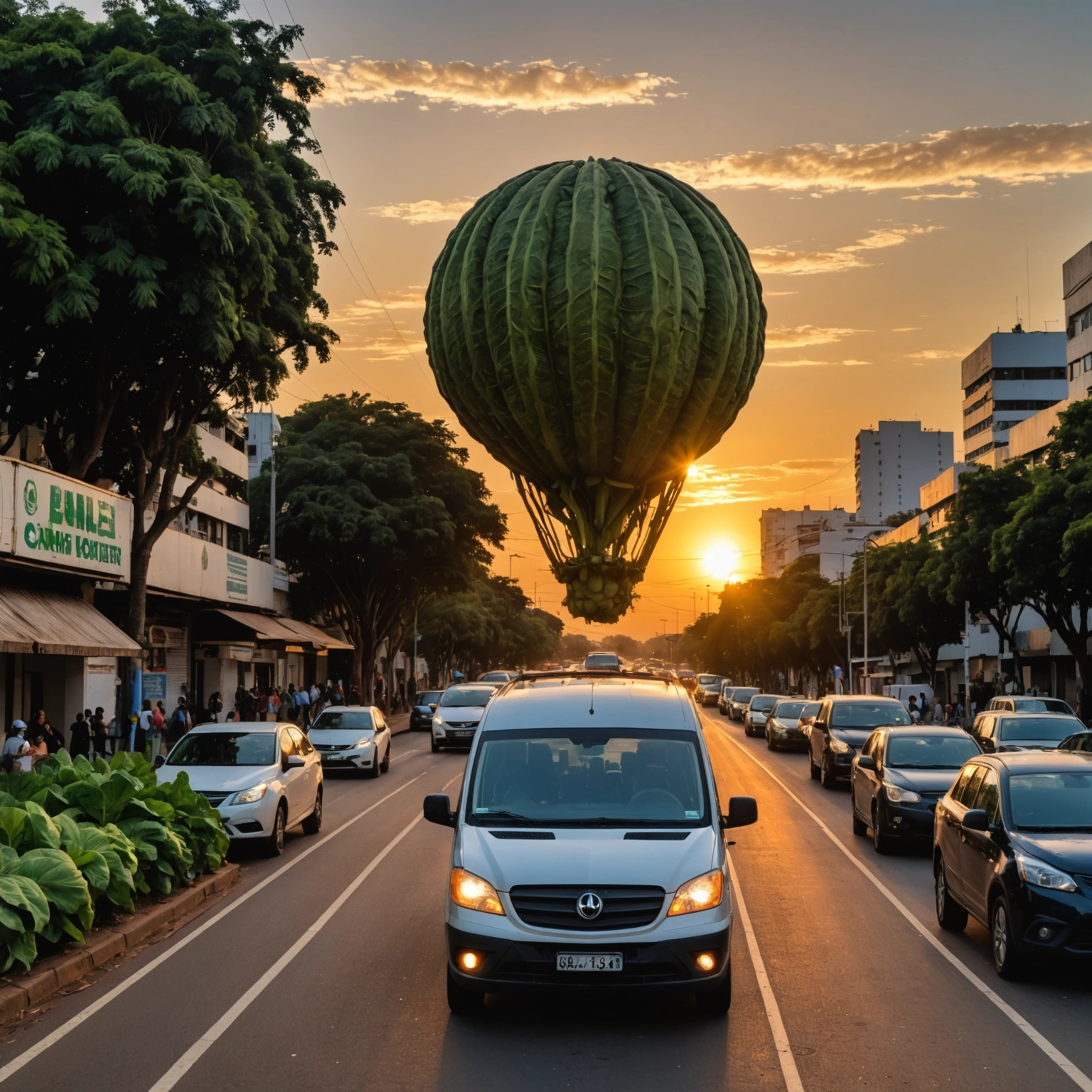 The Sunset of Campinas and the Alien Vegetable Transport System