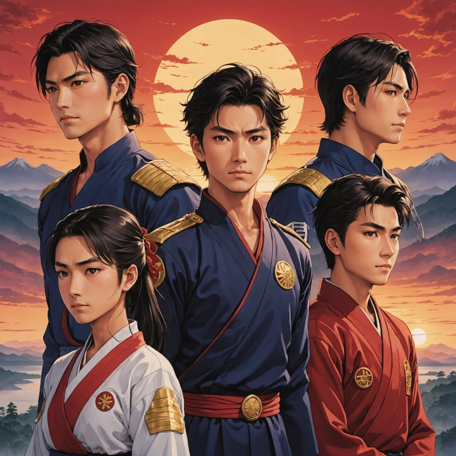 Reunion Under the Crimson Sky