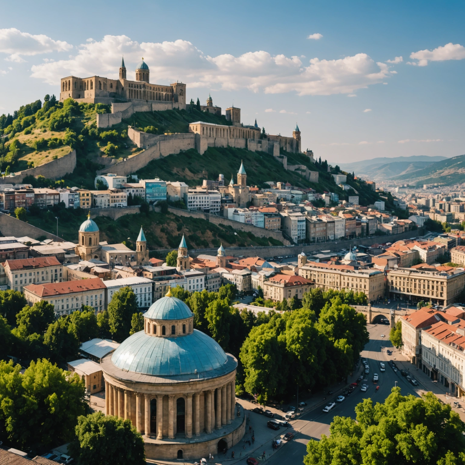 Tbilisi, the Summer on Her Back
