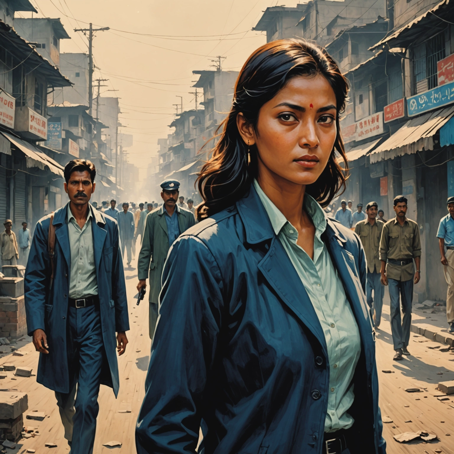 Nanao's Harue, Ghaziabad's Whispers: A Detective Story