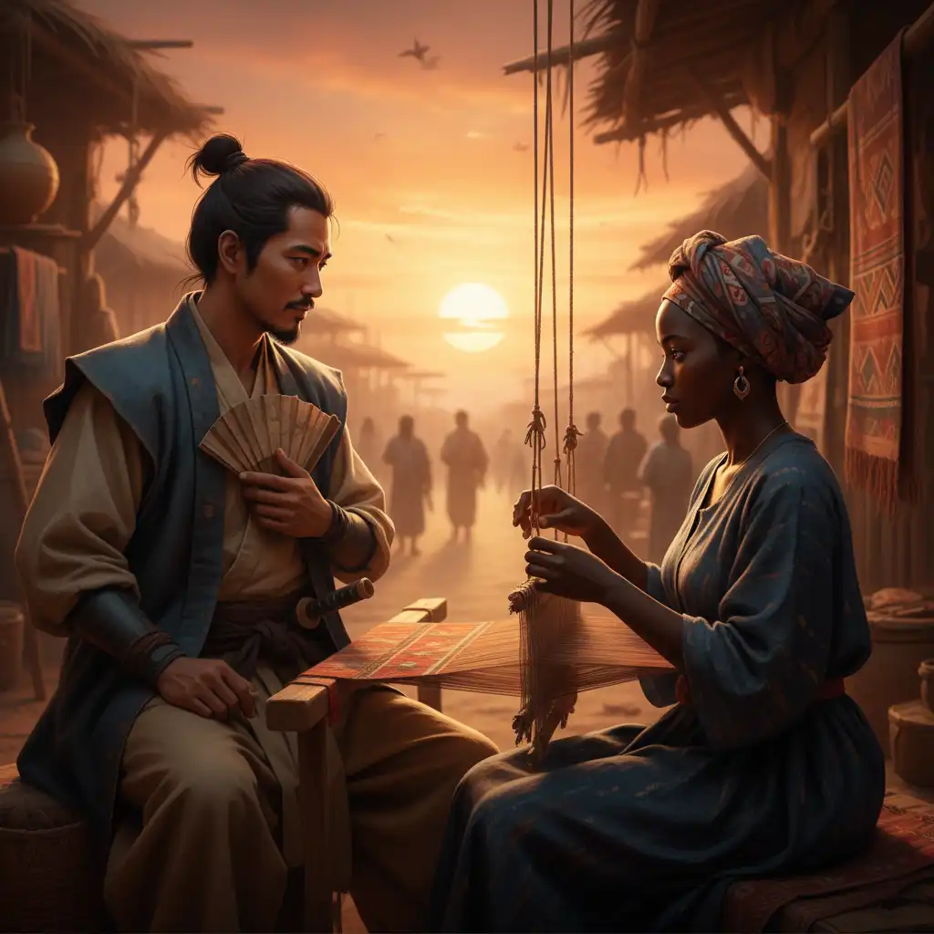 Crimson Threads of Bamako