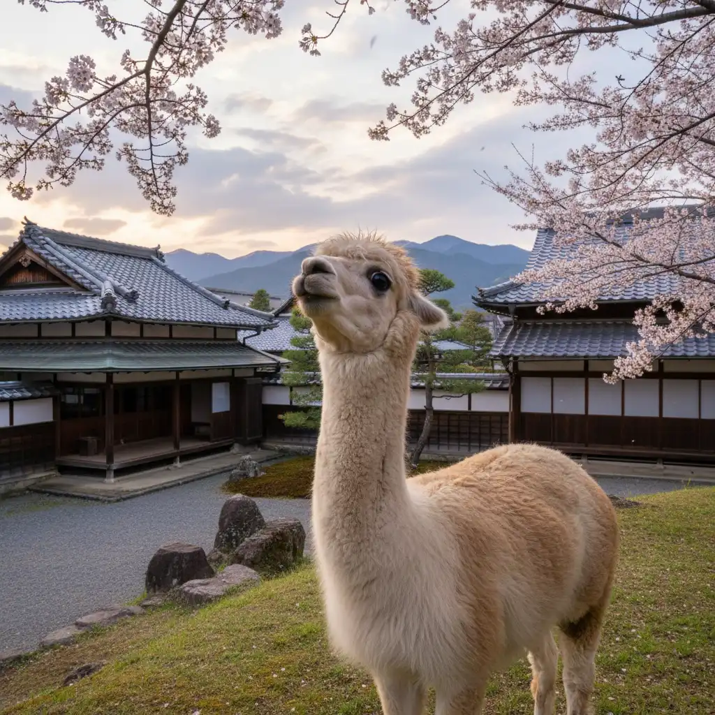 An Alpaca's Rebirth in the Muromachi Period