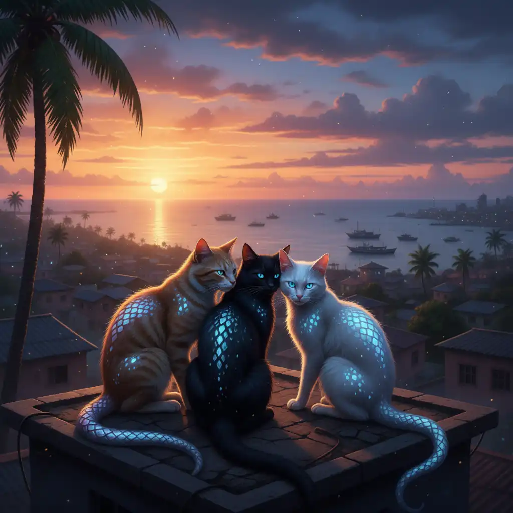 Three Cats Spiral Love Song