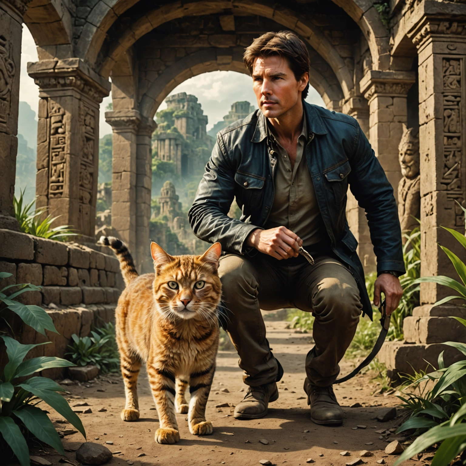 TOM CRUISE'S FANTASY CAT ADVENTURE IN ANCIENT MIE!