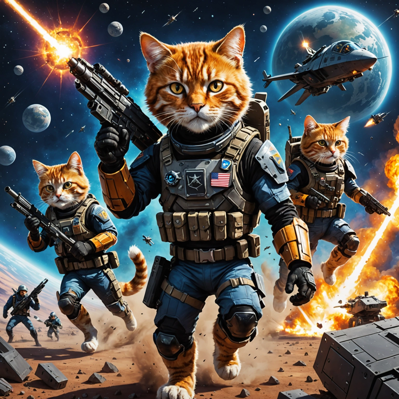 CHUCK NORRIS'S CAT TEAM: SPACE JUNK ELIMINATORS!