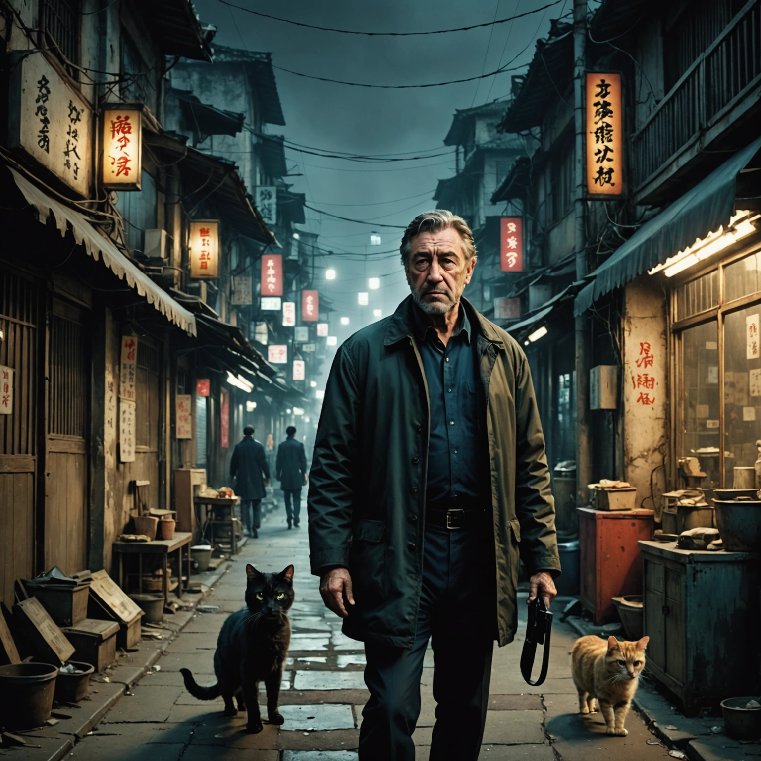 ZHANJIANG DETECTIVE: DE NIRO CHASES MYSTERIOUS CAT, RUMORED UNDERWORLD BOSS