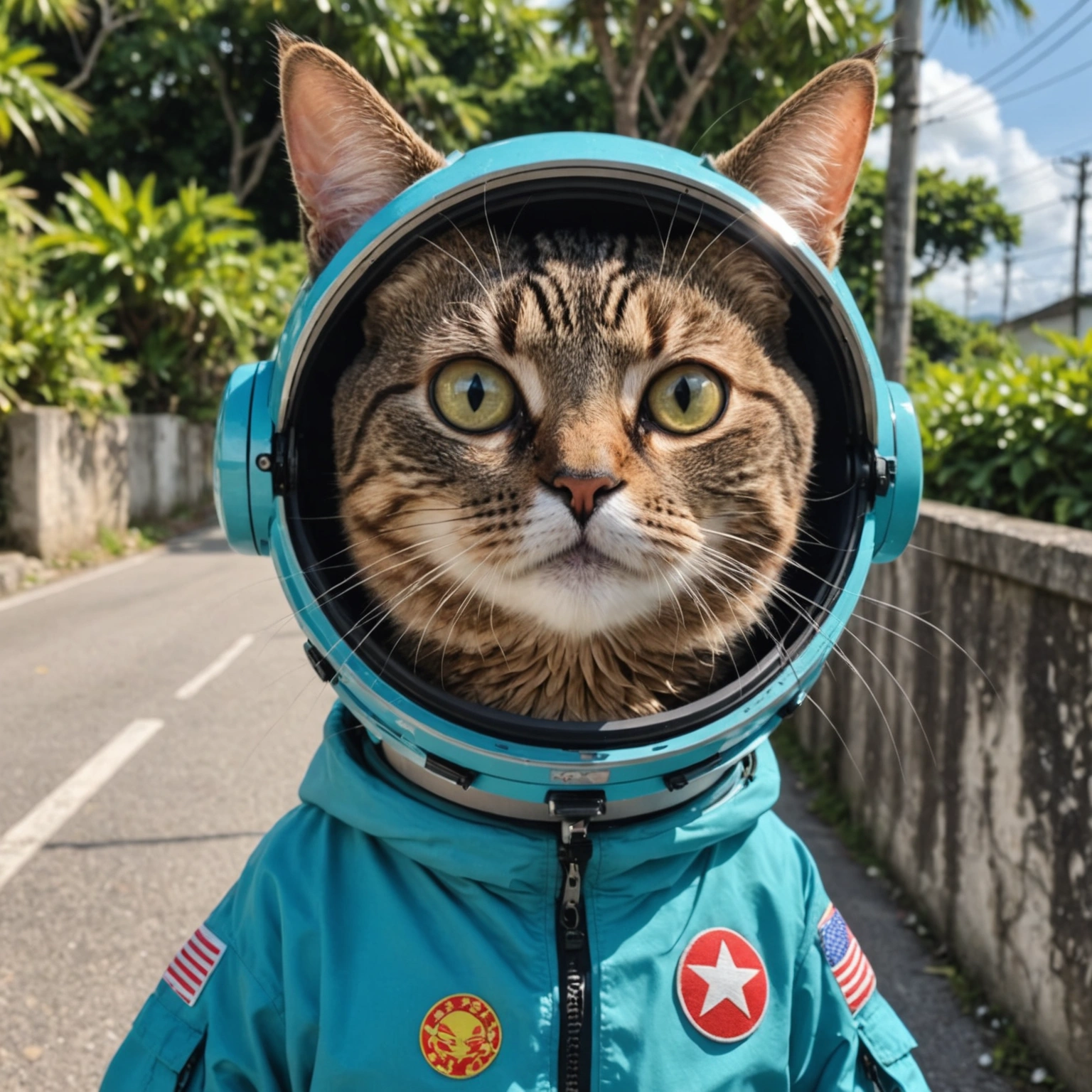 ALIEN CAT SPREADS PEACEFUL MEMES IN OKINAWA