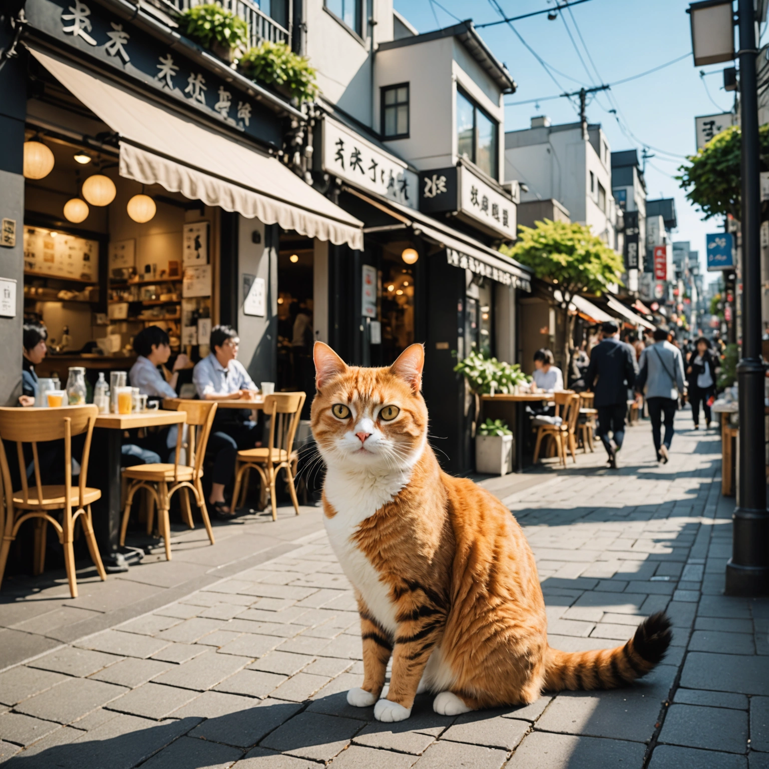 HARJUKU CAT RELAXES: MINAMI-OSAWA IMPORT ENJOYS SLOW LIFE