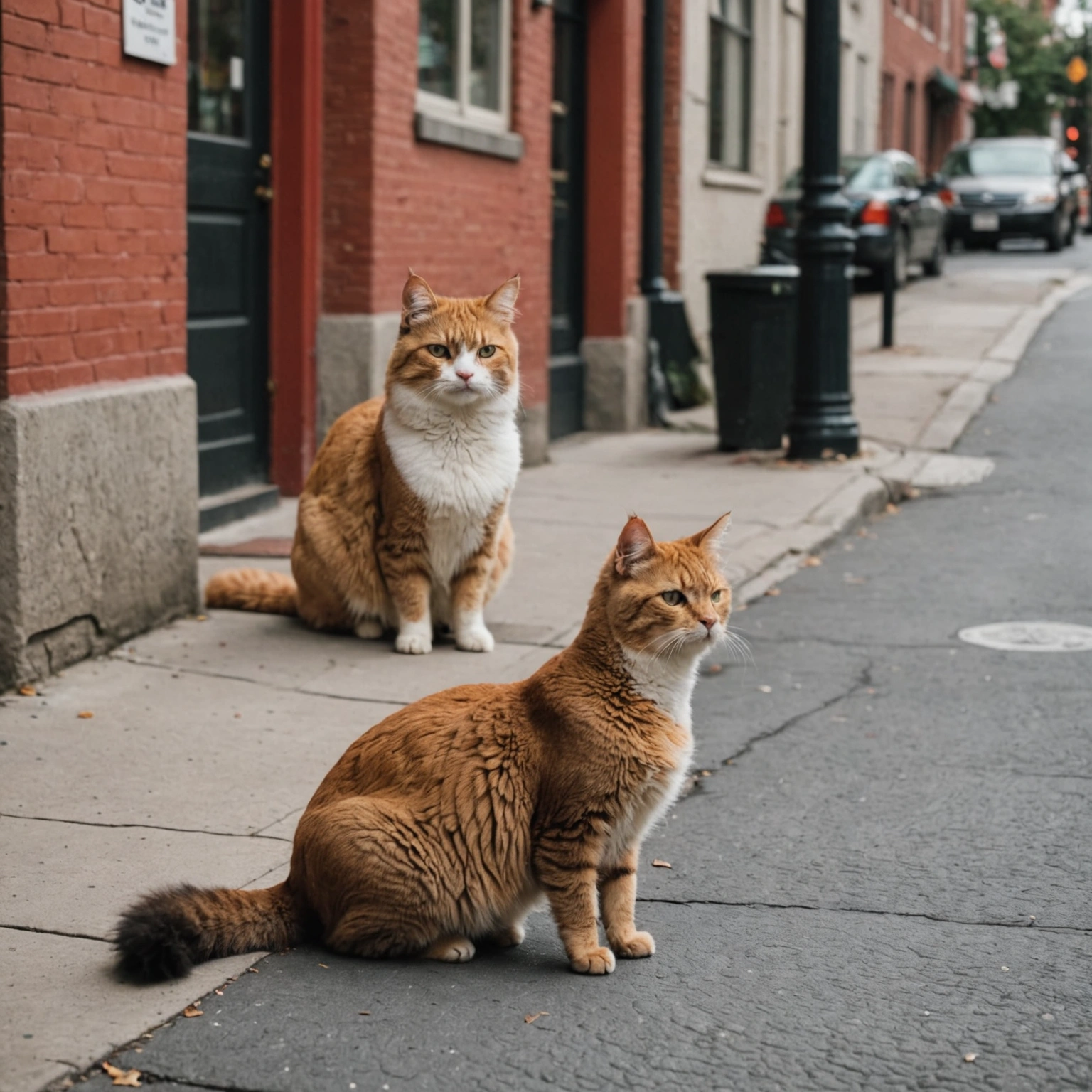 Stray Cat Finds Solace with Charger-Seeking Alpaca in Philadelphia