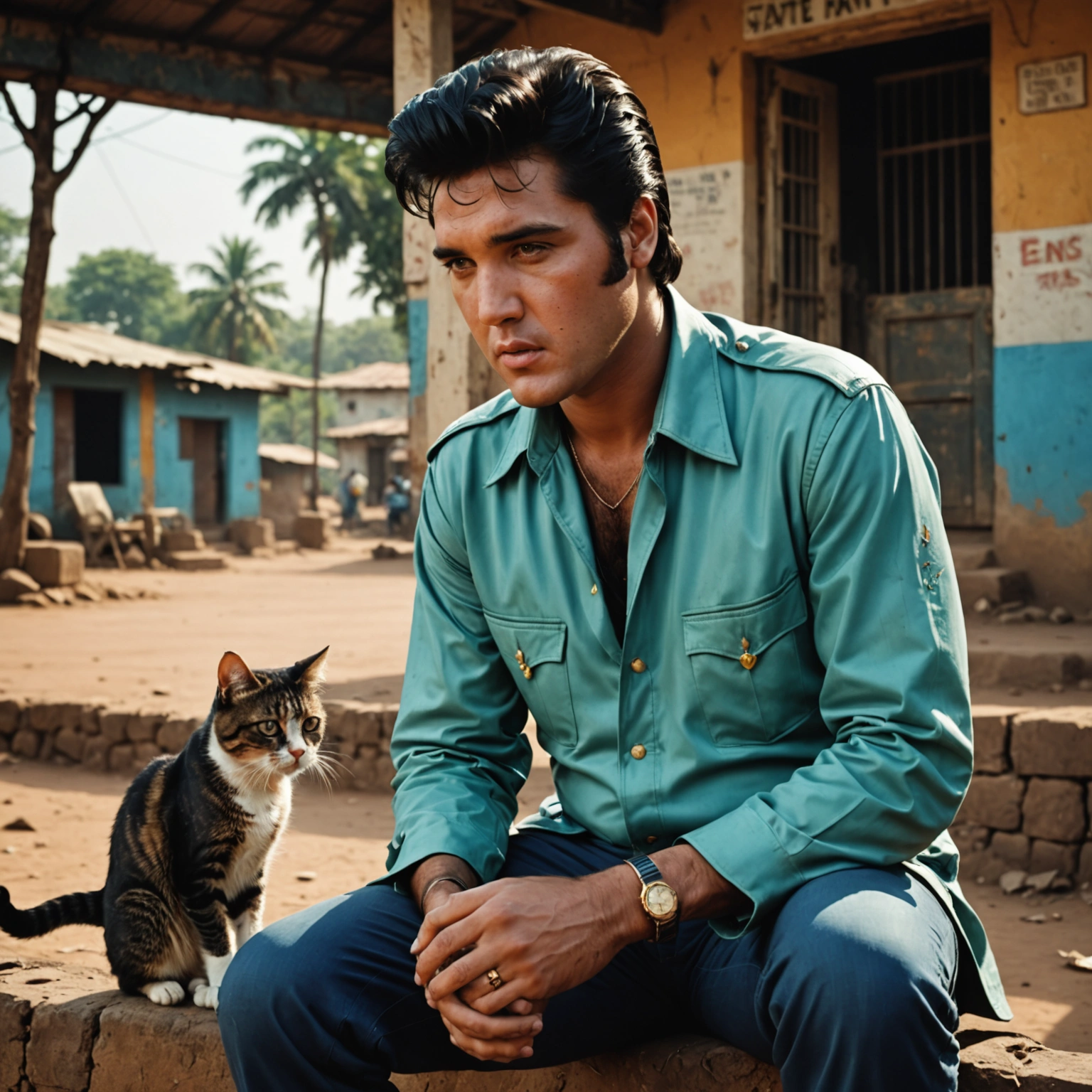 ELVIS MEETS MYSTERIOUS VANISHING CAT IN JABALPUR
