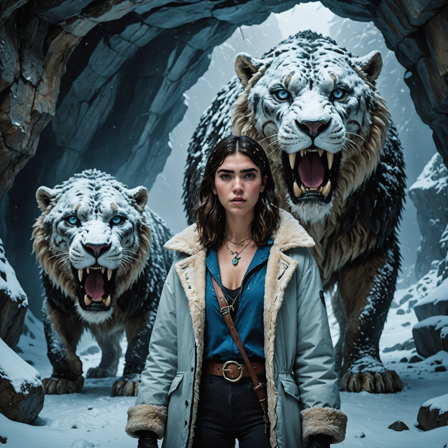 Dua Lipa's Paleolithic Login Fail: Saber-Toothed Cat Offers Silent Support in Snowy Sapporo Cave