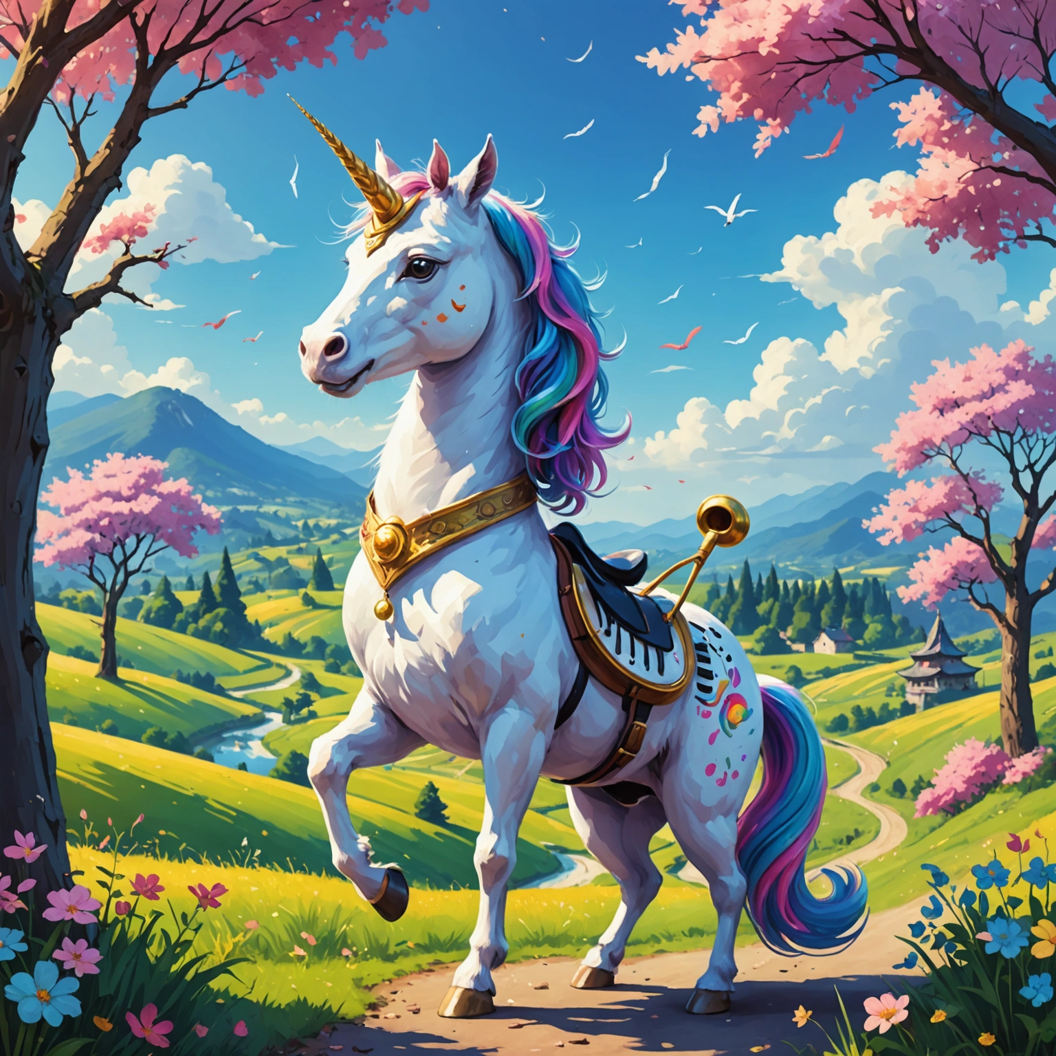 NARA UNICORN: DON'T RIDE! MUSICAL CAT MELODY IS THE STAR