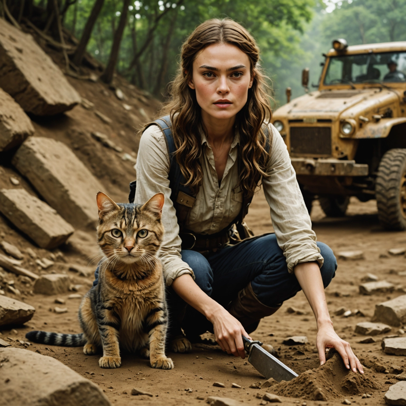 KEIRA KNIGHTLEY'S WILD SPEED ROMANTIC COMEDY CAT IN YAYOI EXCAVATION