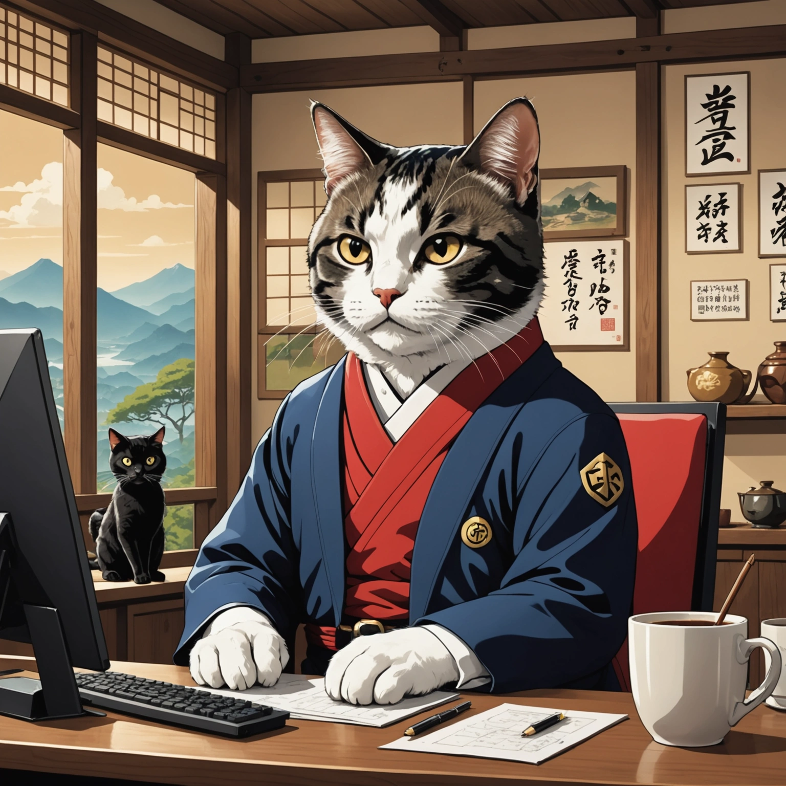 MIÉ CAT HERO SAVES TOKUGAWA FROM VILLAINS!
