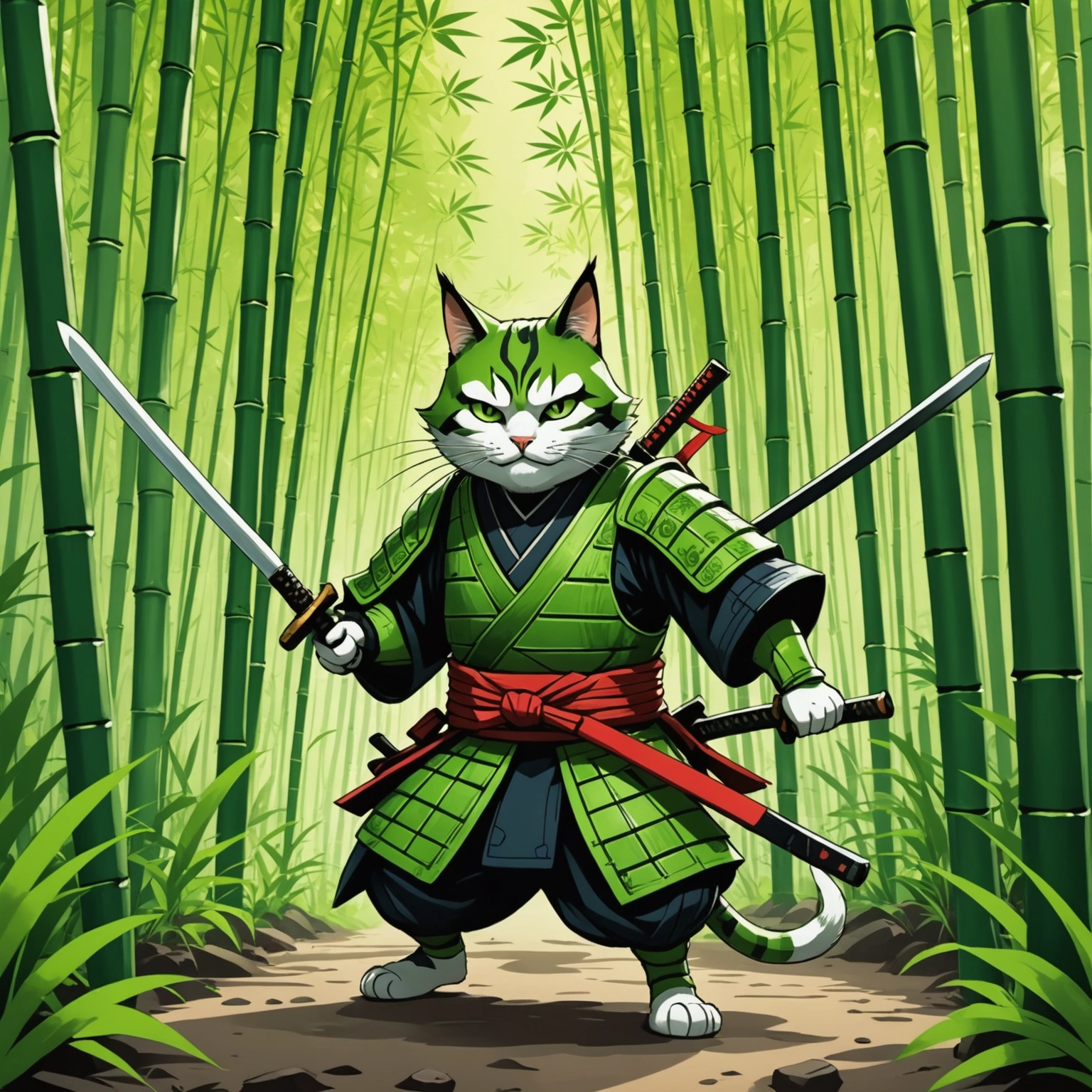 CAT SAMURAI'S GREEN LIFE ADVENTURE:  Kamakura Meets Missy Elliott in Algiers