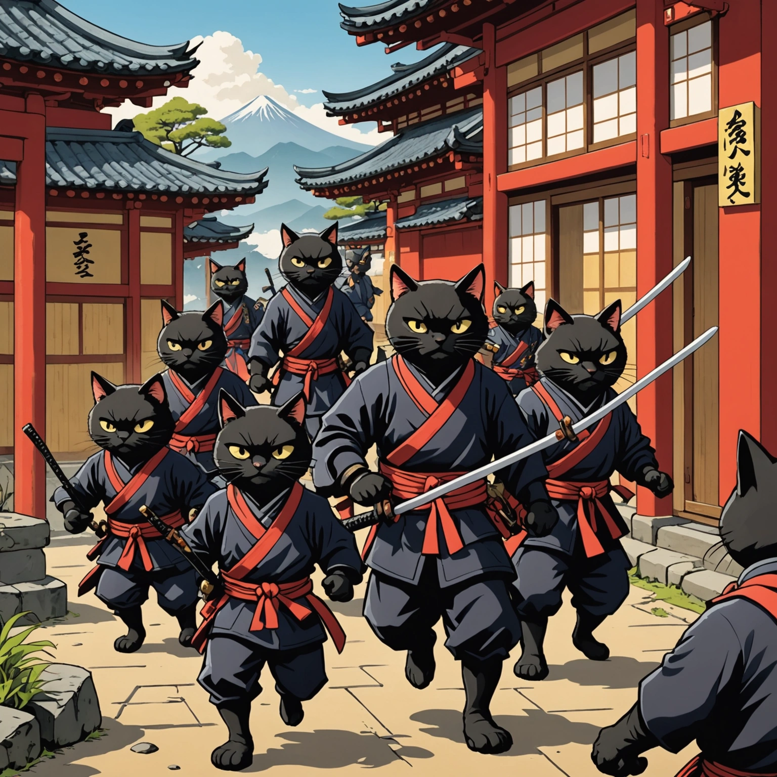 Kamakura's Cat Ninjas: Slapstick Mission Gone Wrong