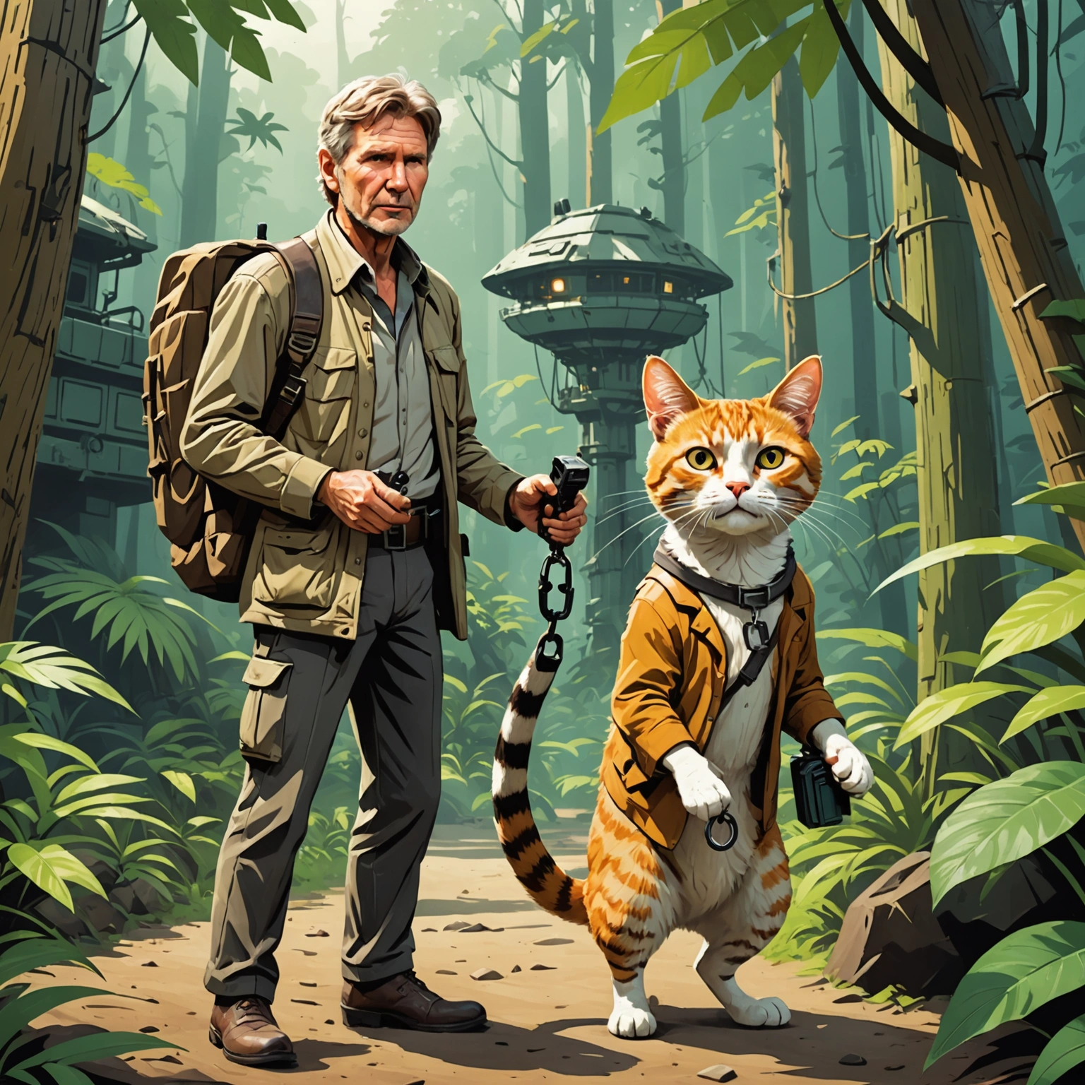 CAT ADVENTURE UNFOLDS IN GIFU! HARRISON FORD ENCOUNTERS MYSTERY DEPLOYMENT