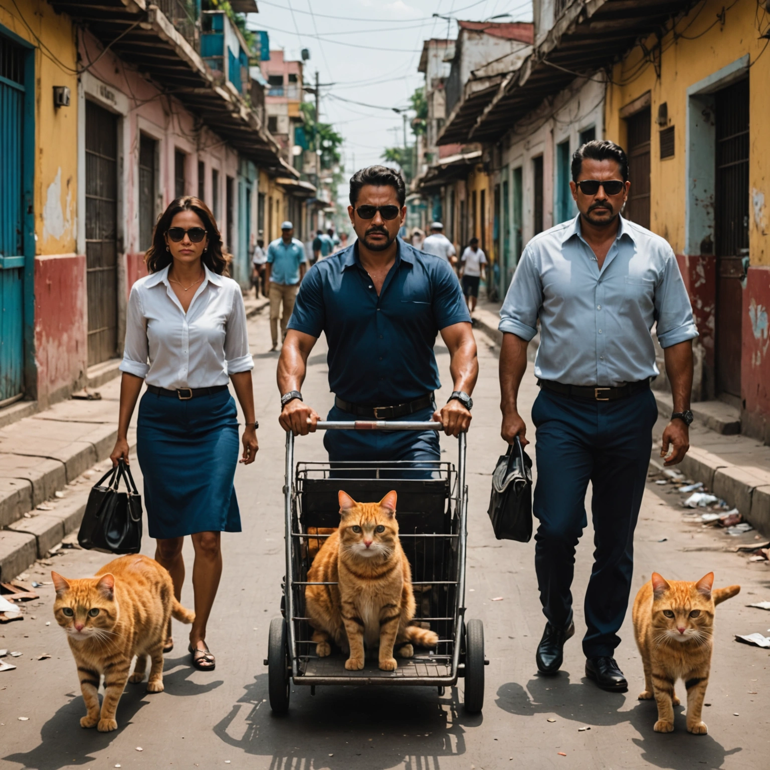 CAT MAFIA FACES TROLLEY DILEMMA IN BARRANQUILLA