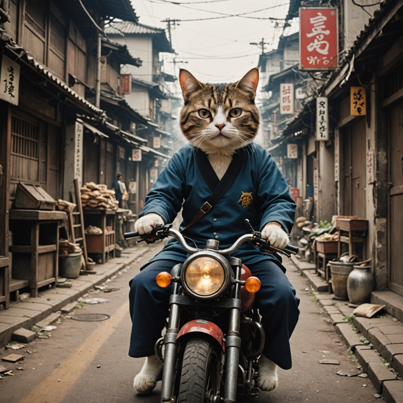 CAT SPIRIT IEYASU SPEEDS THROUGH INDORE IN NOSTALGIC CAT-POWERED THRILL RIDE!