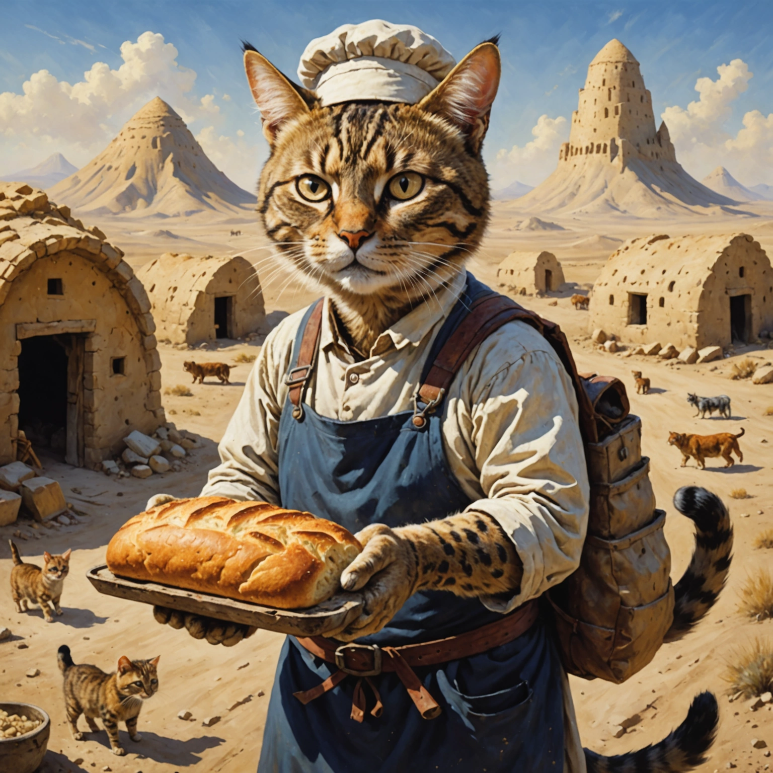 ANCIENT CAT BAKER QUEST FOR PHANTOM BREAD IN BAKU OIL FIELDS!
