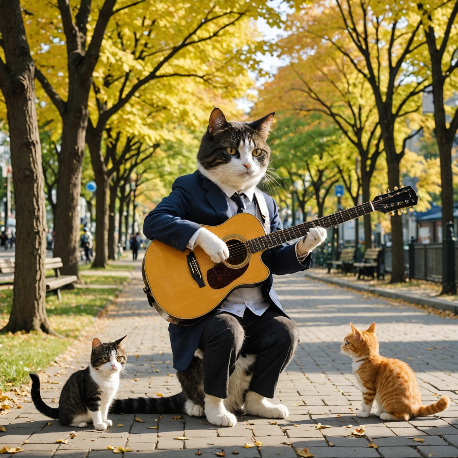 CAT'S EYE VIEW: UNCLE'S GUITAR SOLOS IN TORONTO - FEATURING HUMOROUS CAT LIFE
