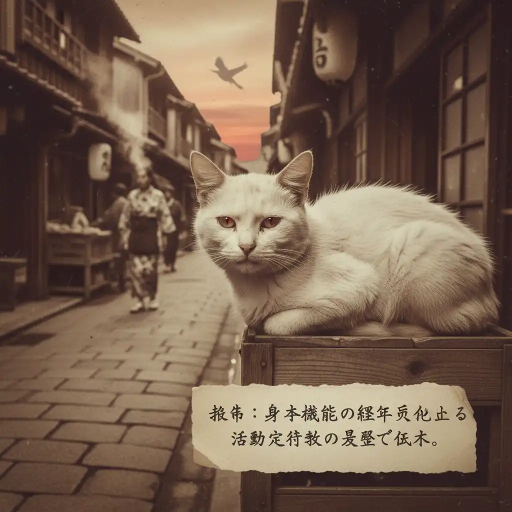 TAISHO ERA CATS YOUTHFUL SPIRIT FADES DECLINE REPORTED