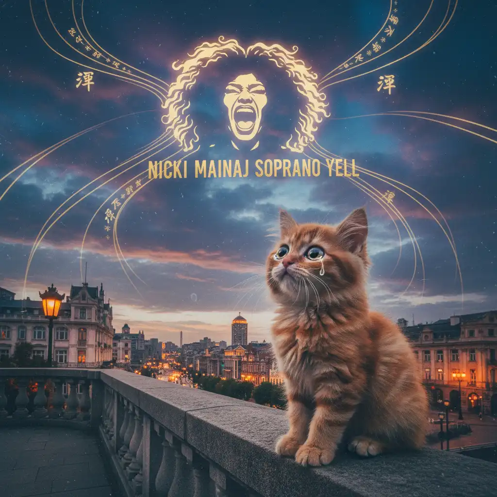 Tianjin Skies Roar with Minaj's Soprano; Kitten's Nostalgic Glint Echoes.