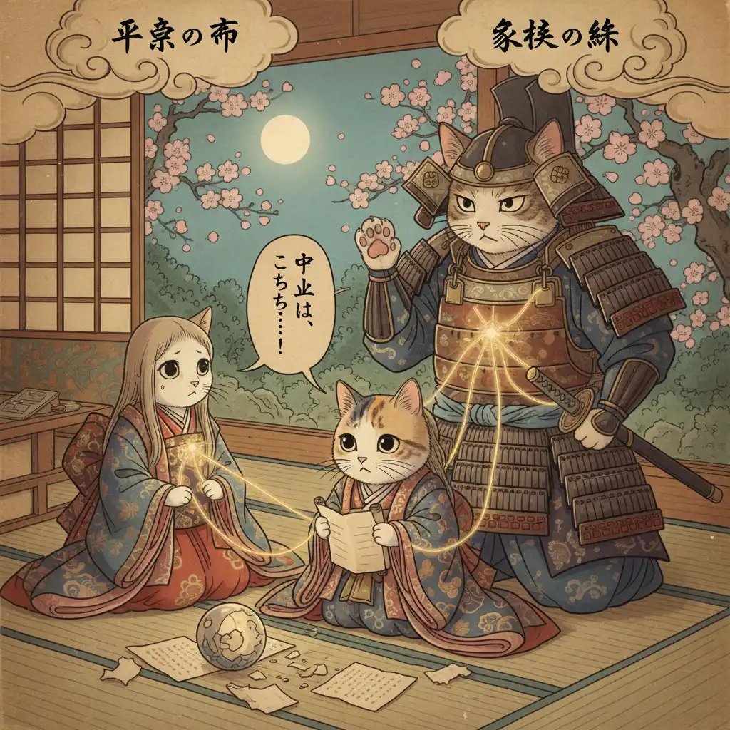 Heian Cat's Blunder: Family Love Triumphs Over Secret Mission Mishap