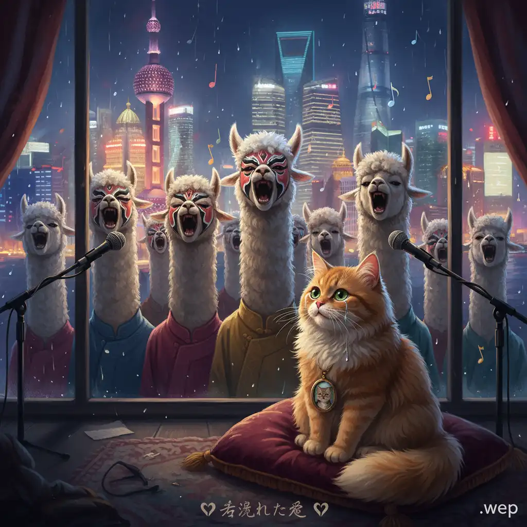 Shanghai Alpacas Sing, Melodramatic Cat Laments Lost Love