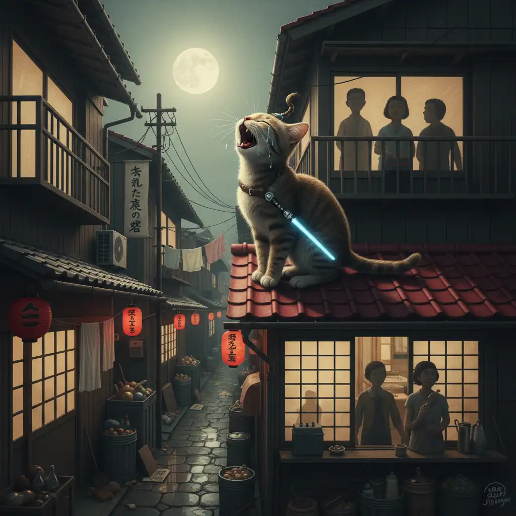 PadawanCatSingsTragicLoveBalladInShowaAlley