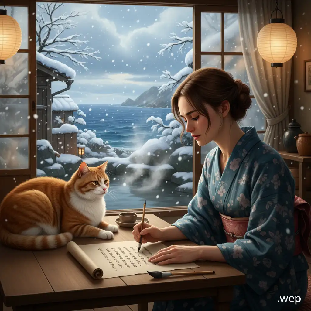 Keira Knightley Apologizes in Aomori Beside Calico Cat for Lost Love