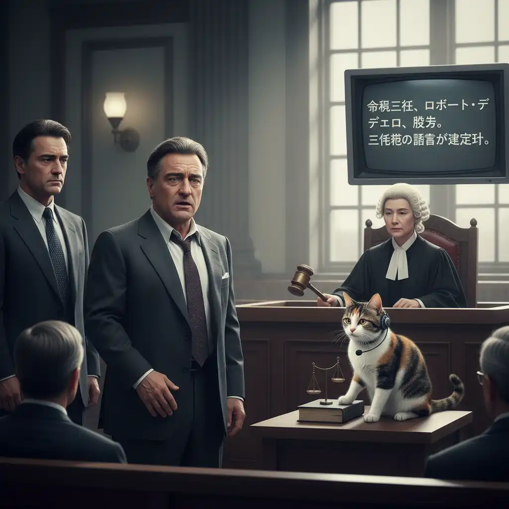 DE NIRO LOSES COURT BATTLE, LONELY CAT'S TESTIMONY SEALED FATE