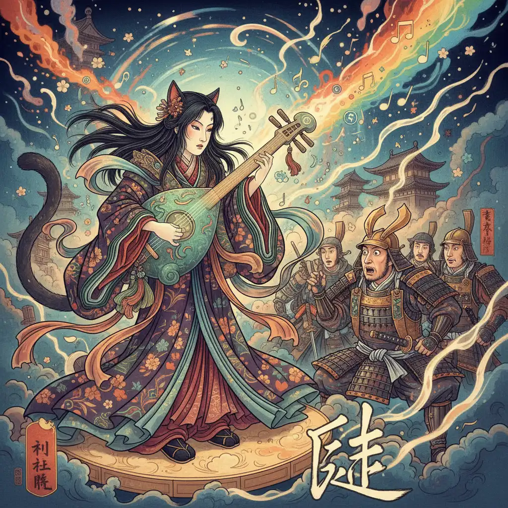 CAT SPIRIT ROCKS NARA ERA HIDEYOSHI STUNNED BY LEGENDARY GUITAR SOLO