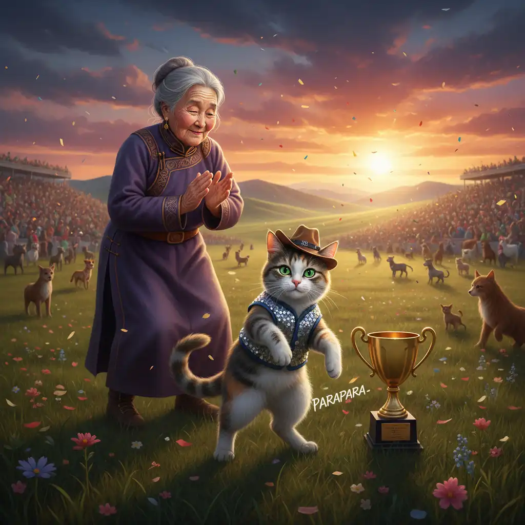 The Hohhot Cat's Para Para Triumph