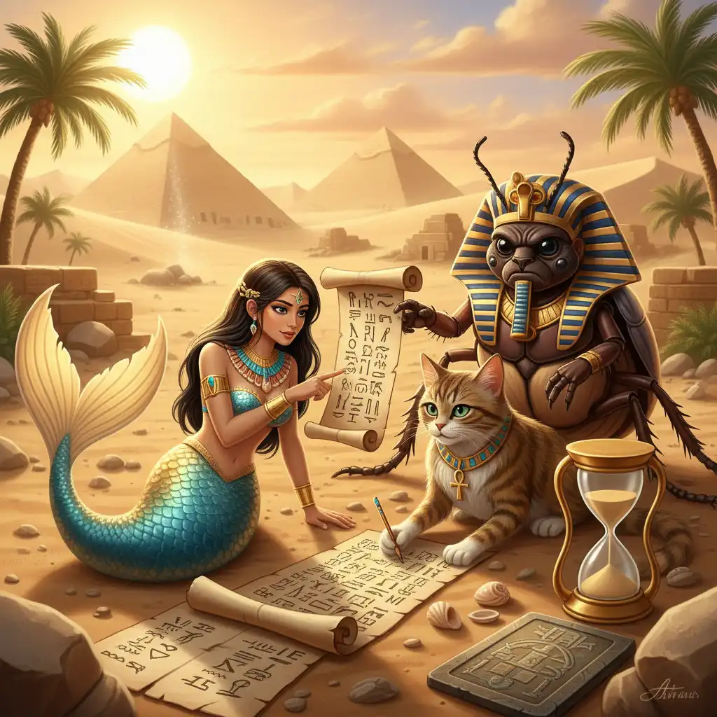 The Sands of Love: A Pharaonic Exam