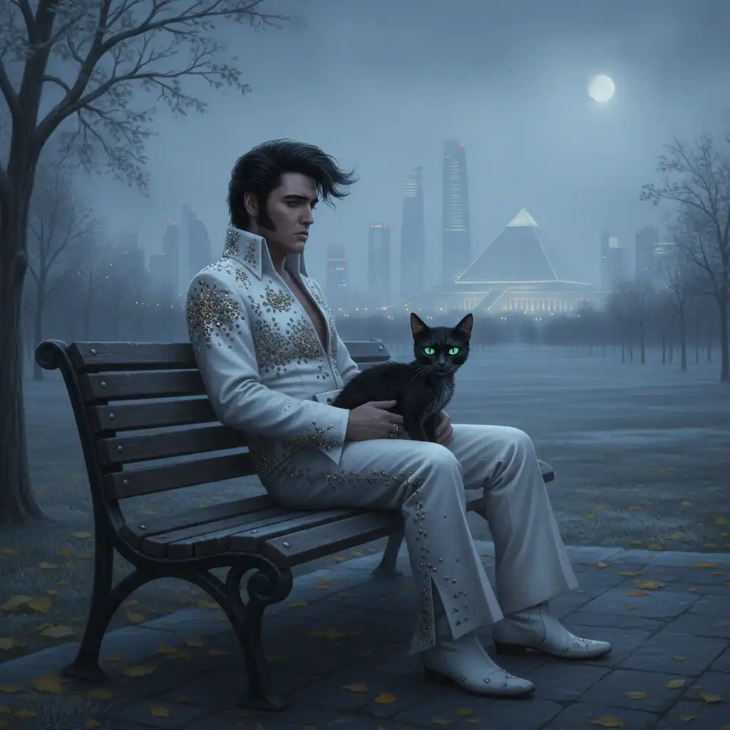 Elvis and the Astana Cat