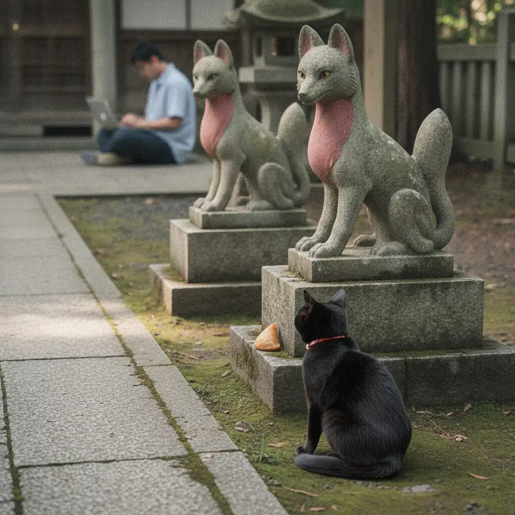 The Cat, the Statue, and the Tofu Affair
