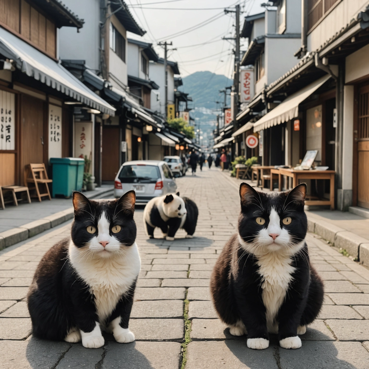 **THREE CATS IN MINAMI-OSAWA FIND SOlace IN PANDAS ASMR, YEARNING FOR HOME** 